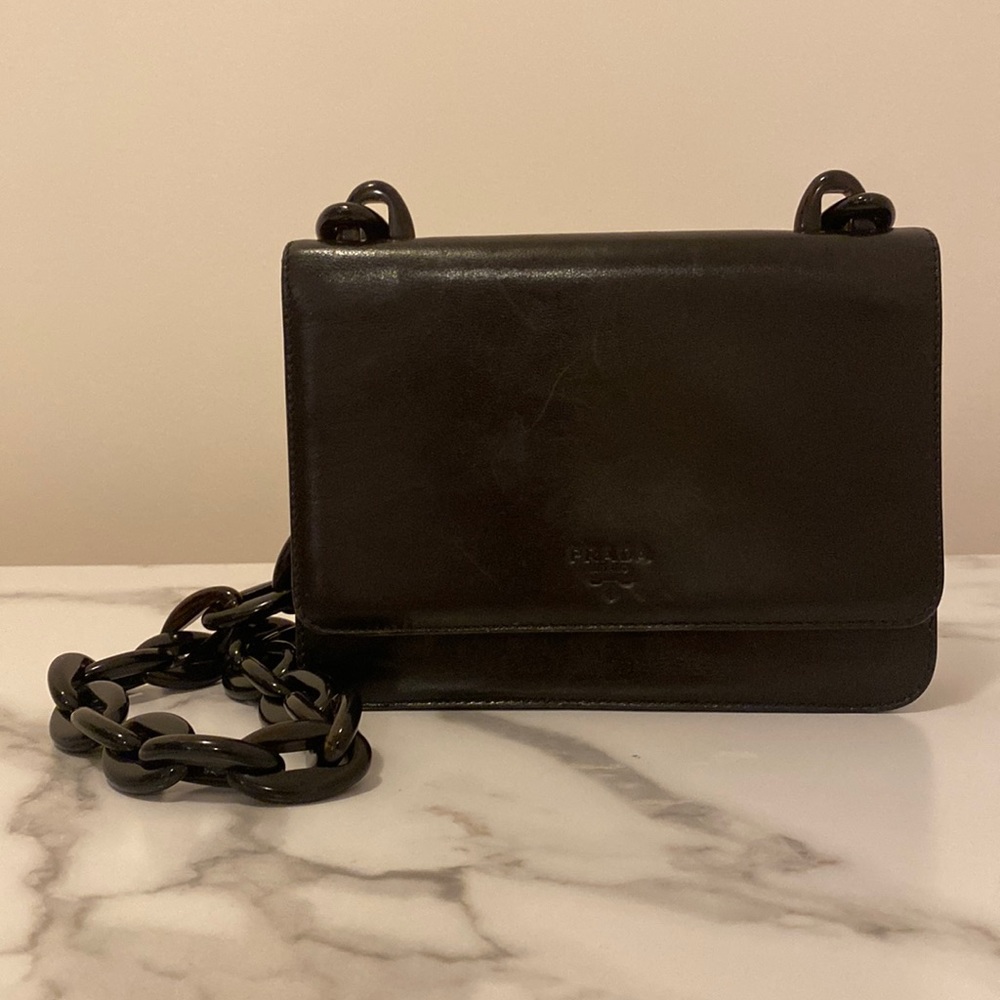 Authentic Prada leather handbag